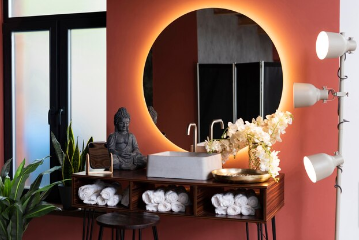 Large Round Bathroom Mirrors: Reflecting Elegance and Functionality